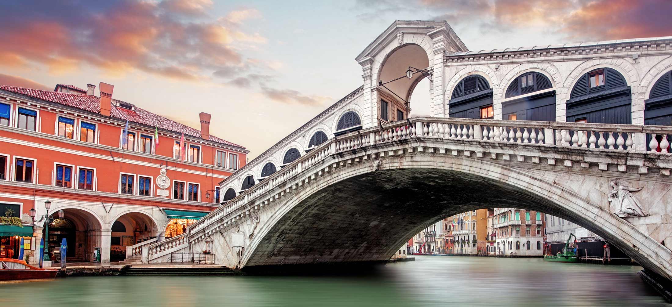 Rialto Bridge in Venice Hotel Crowne Plaza Venice East